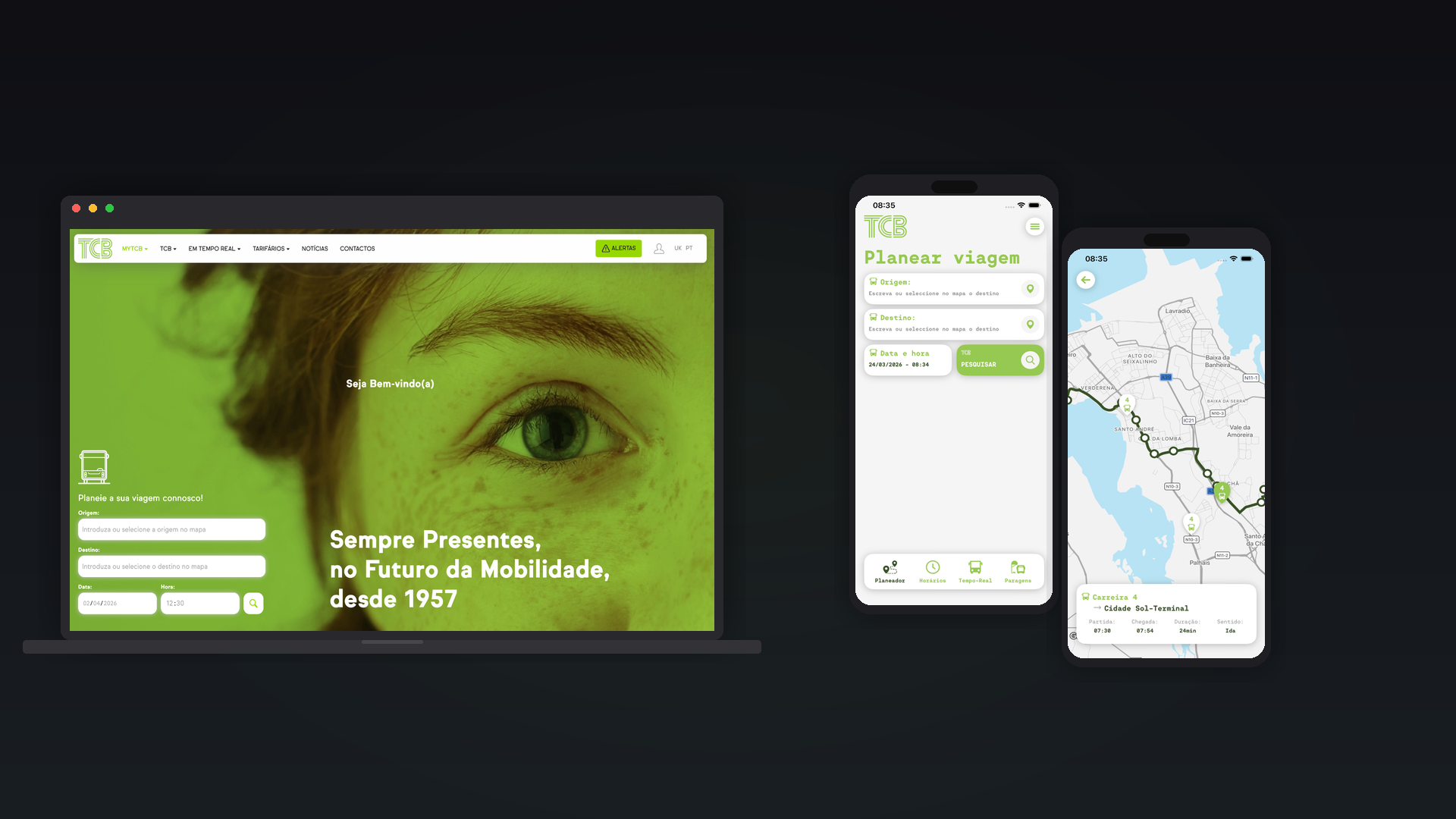 WOW designs TCB Barreiro Website & Mobile App